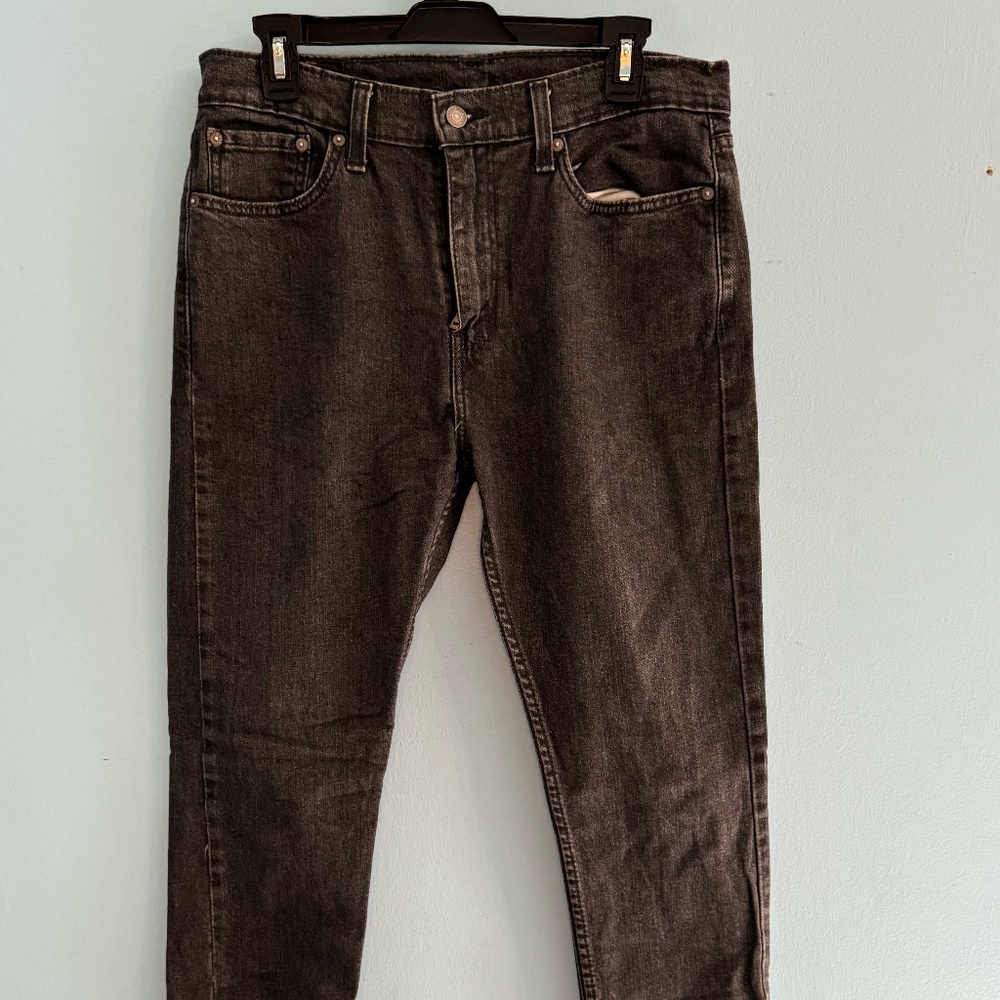 Levi 510 Black Denim Jeans  33x32